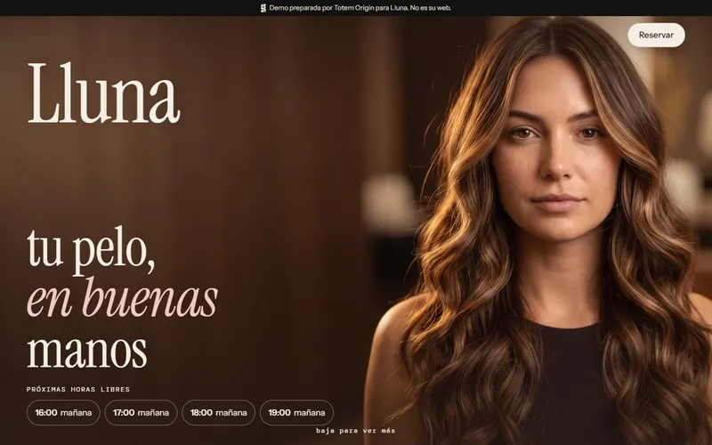 Demo de Peluquería